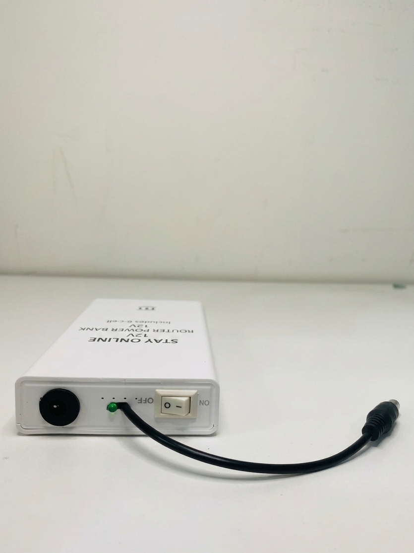 STAY ONLINE Router Power Bank – 20000mAh Backup Battery for WiFi Routers