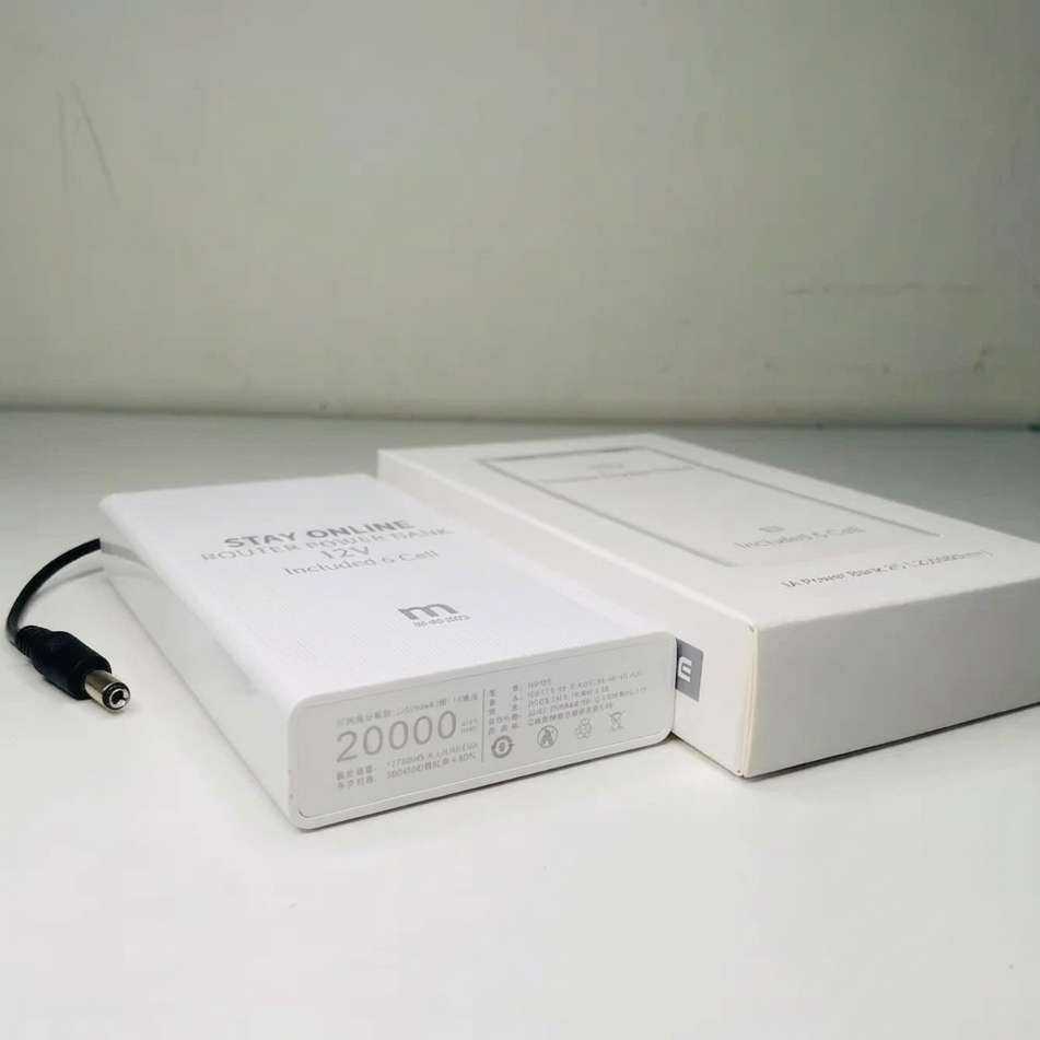 STAY ONLINE Router Power Bank – 20000mAh Backup Battery for WiFi Routers
